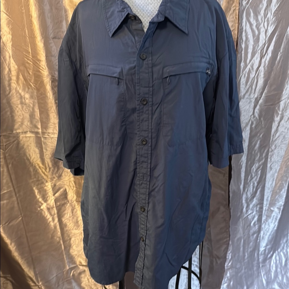 Eddie Bauer Blue Lightweight Shirt Jacket